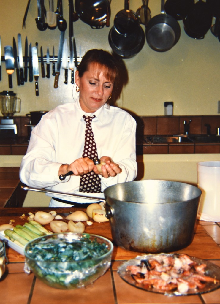 Chef/Owner Nancy Zimmer at the original Kitchen location on Marconi Avenue