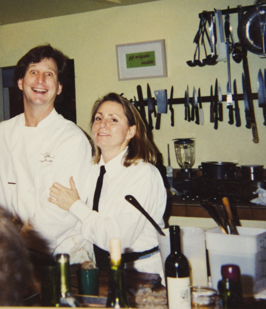 Chefs/Owners Randall Selland and Nancy Zimmer at the original Kitchen location