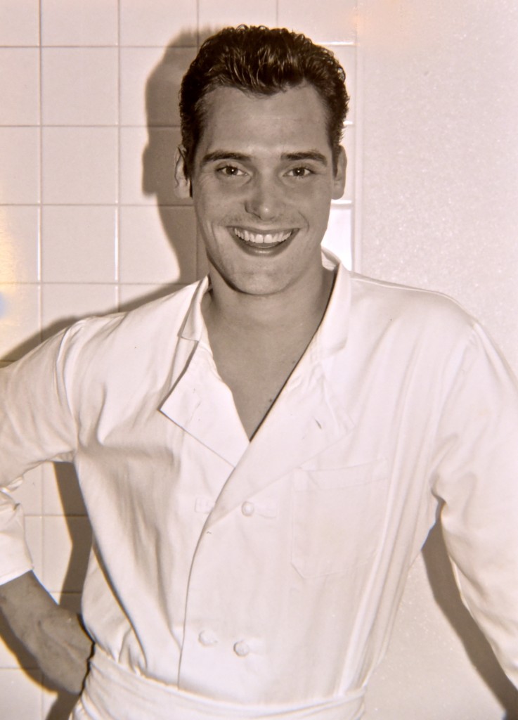 Chef Kelly McCown circa 1992 at Chef Scott Carsberg's Lampreia